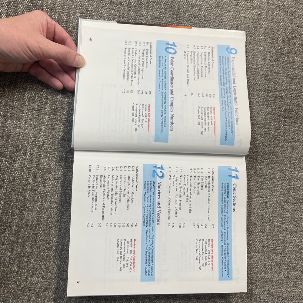 Prentice Hall Advanced Mathematics : A Precalculus Approach, 1993 Textbook Math - Picture 6 of 16